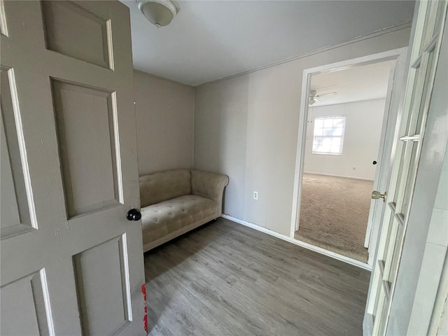 unfurnished room featuring hardwood / wood-style floors