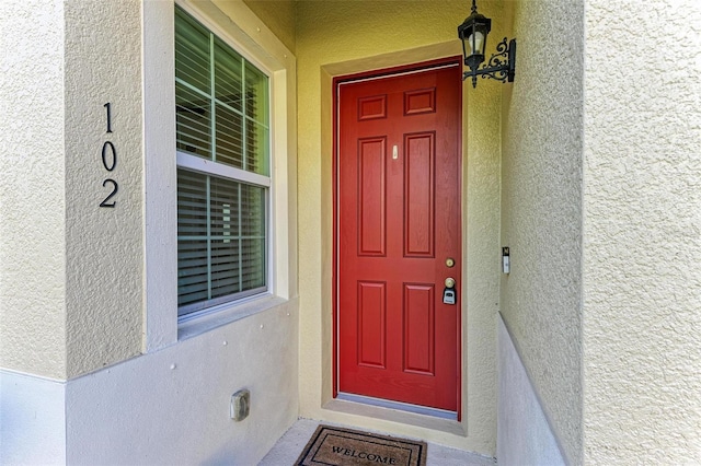 view of entrance to property