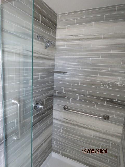 bathroom with walk in shower