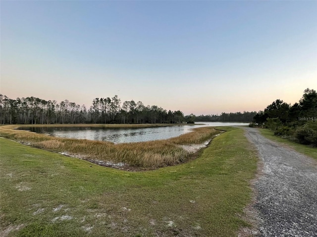 property view of water