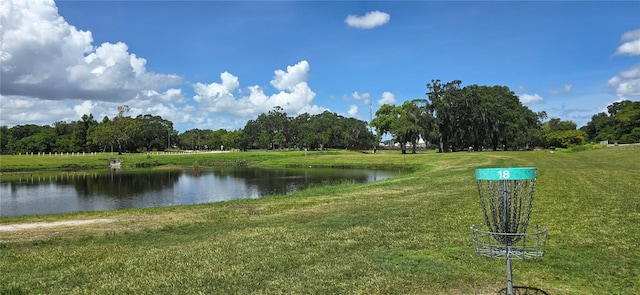 view of water feature