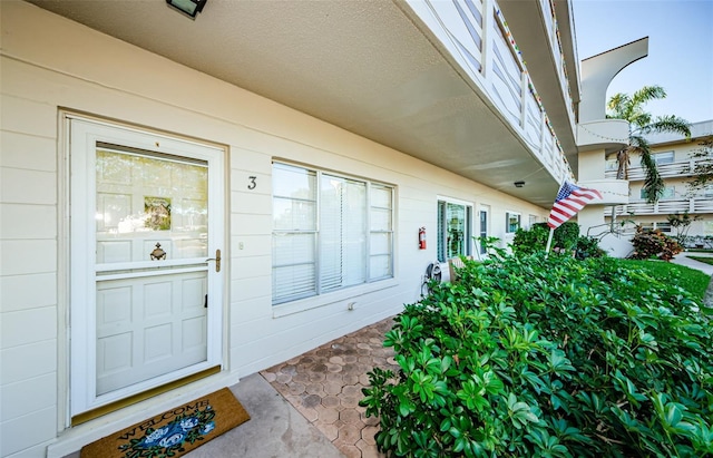 view of property entrance