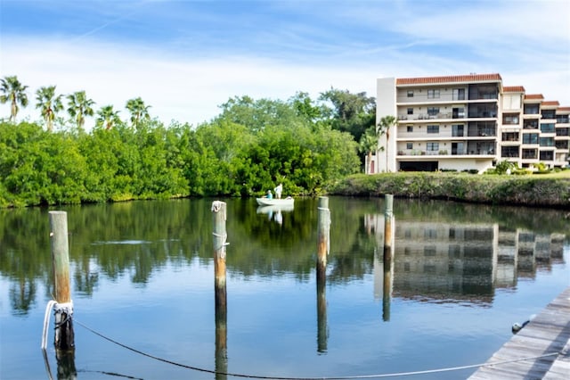 view of water feature