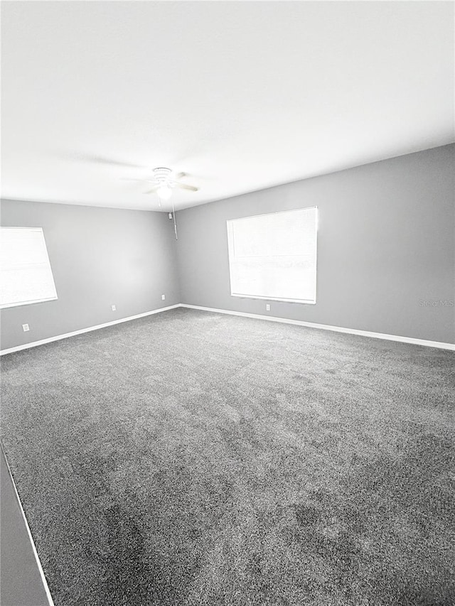 spare room with carpet flooring