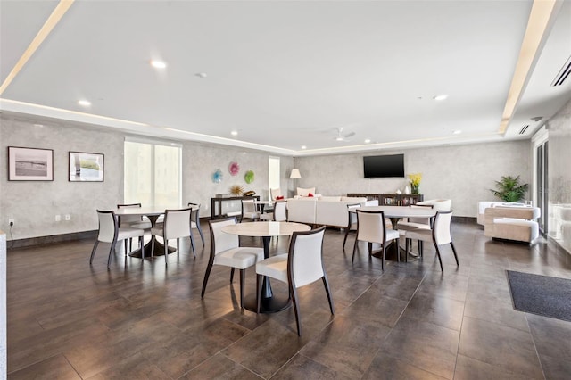 view of dining room