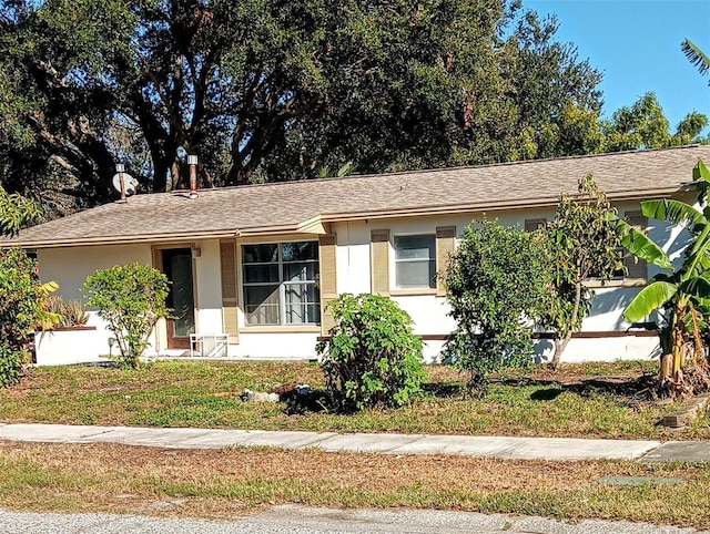 view of ranch-style home