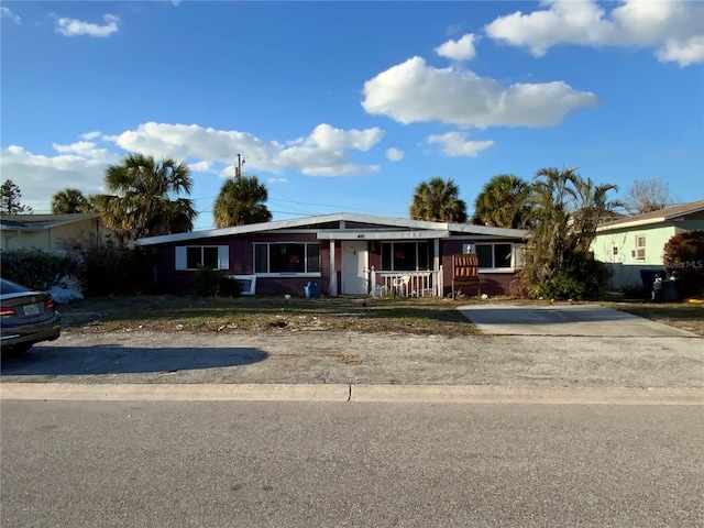 view of ranch-style home