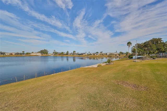 property view of water