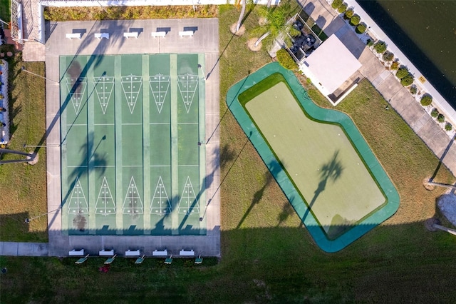 drone / aerial view