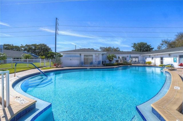 view of pool