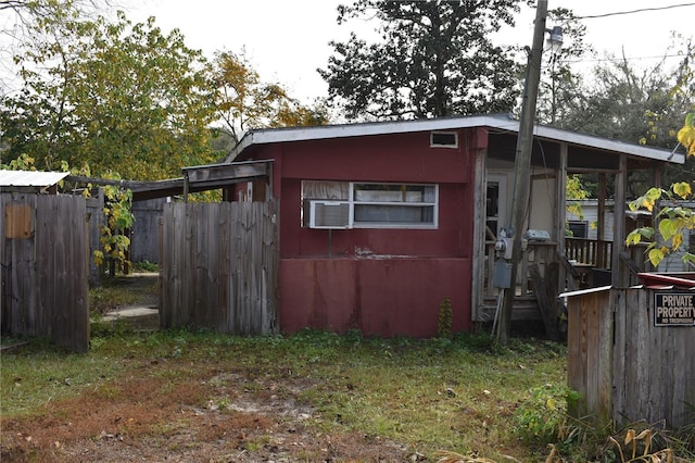 view of outbuilding