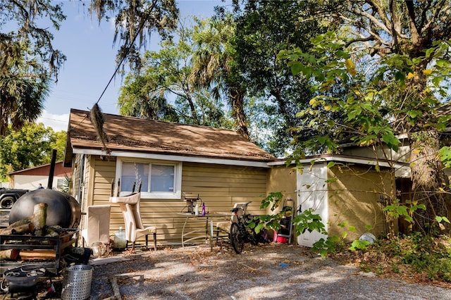 view of back of property