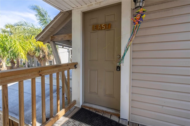 view of property entrance