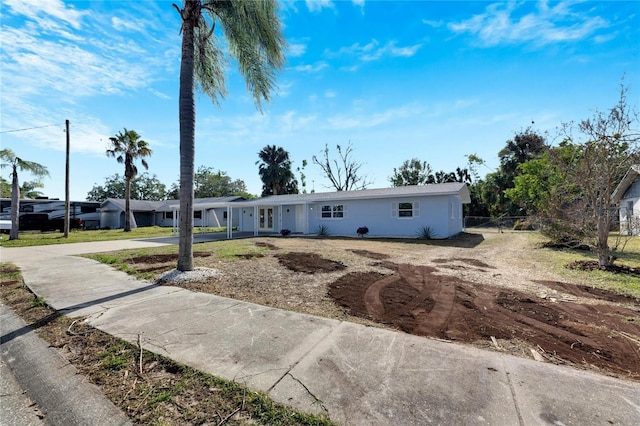 view of ranch-style house