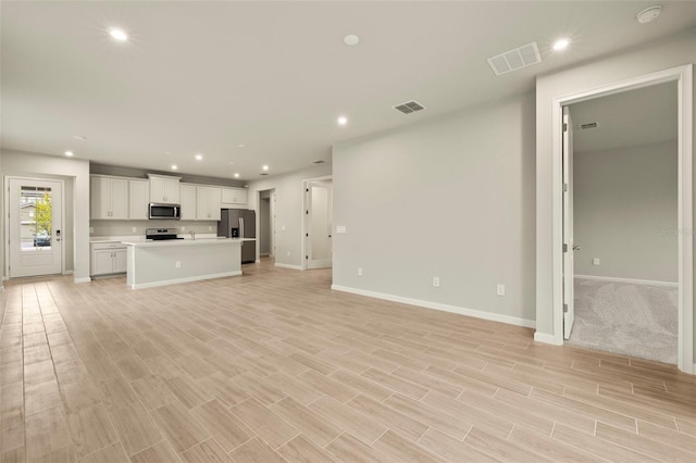 view of unfurnished living room