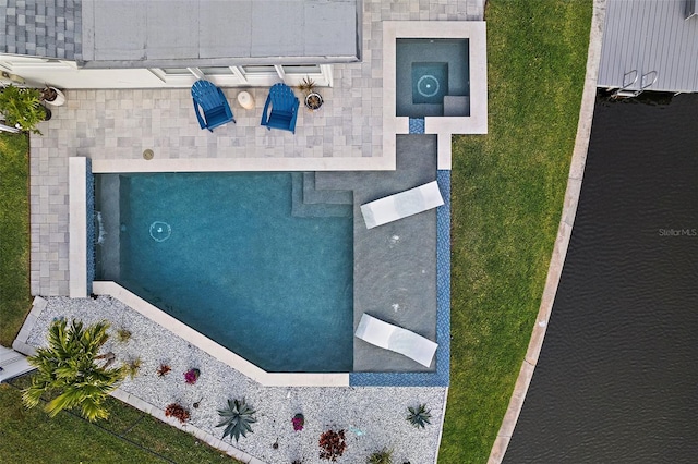 drone / aerial view