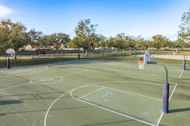 view of sport court