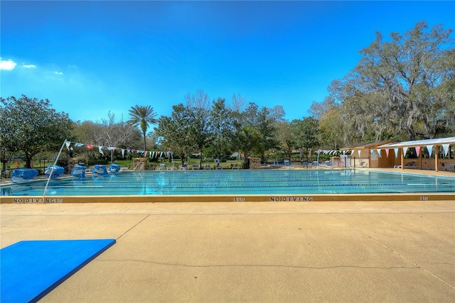 view of pool