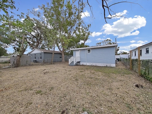 view of back of property