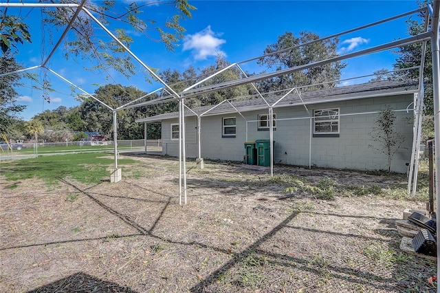 view of rear view of property