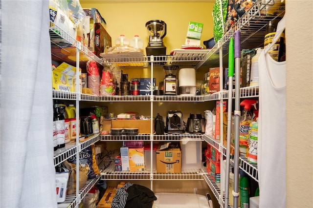 view of pantry