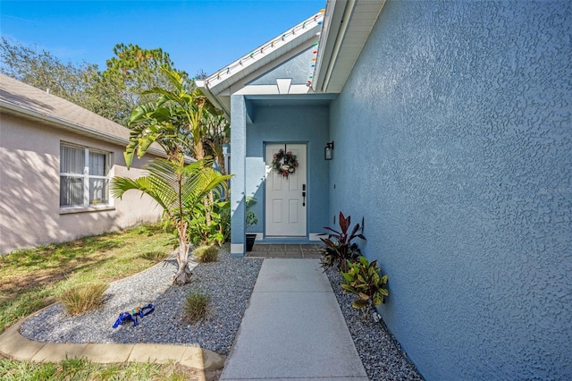 view of entrance to property