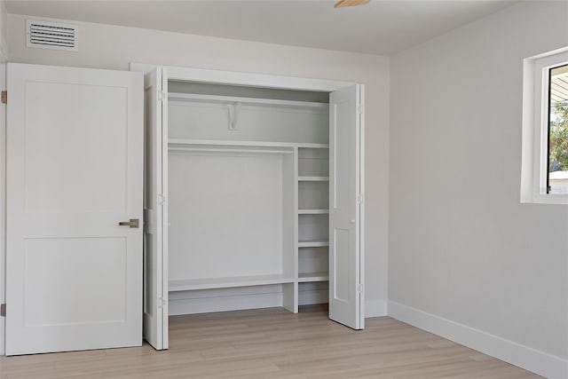 view of closet