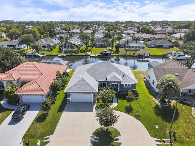 15 Cold Spring Ct, Palm Coast, FL 32137 - aerial view of residential area with a large body of water