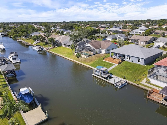 15 Cold Spring Ct, Palm Coast, FL 32137 - aerial perspective of suburban area featuring a large body of water