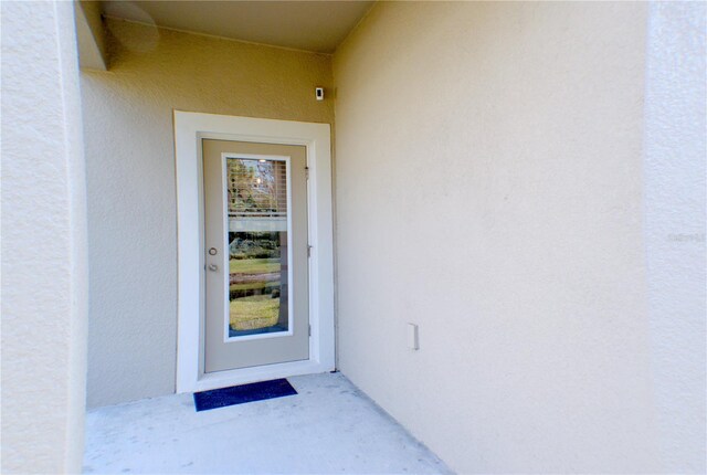 view of property entrance