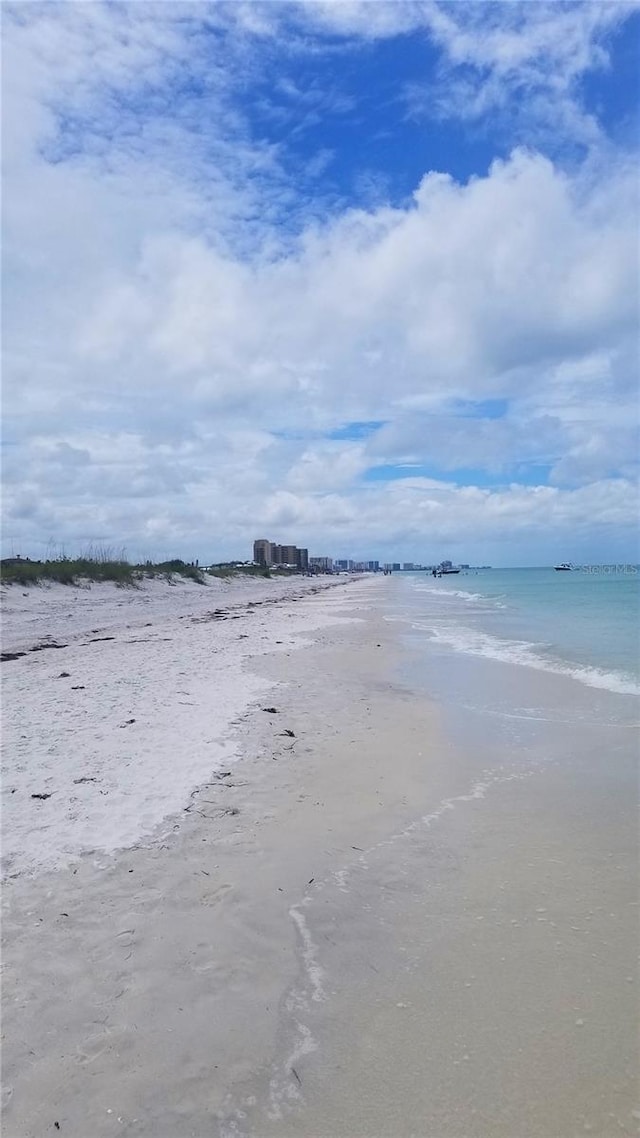 water view featuring a view of the beach