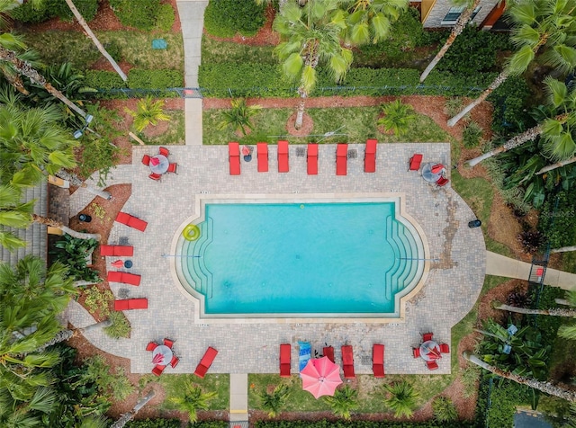 view of pool