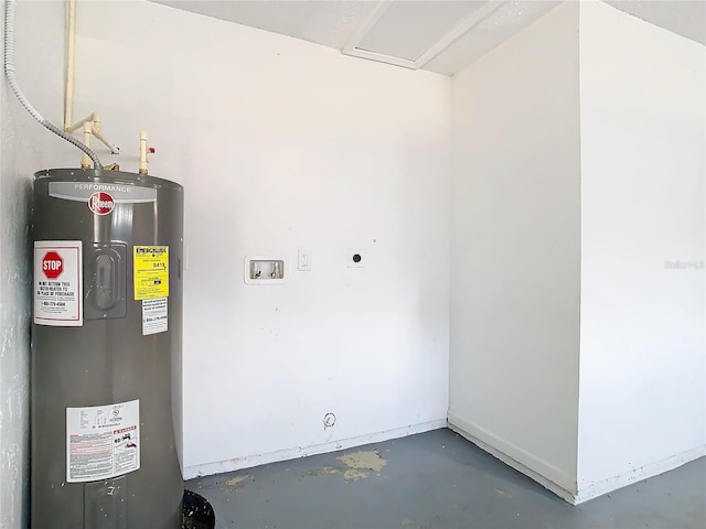 utilities with electric water heater