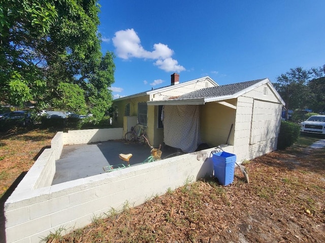 exterior space featuring a patio area