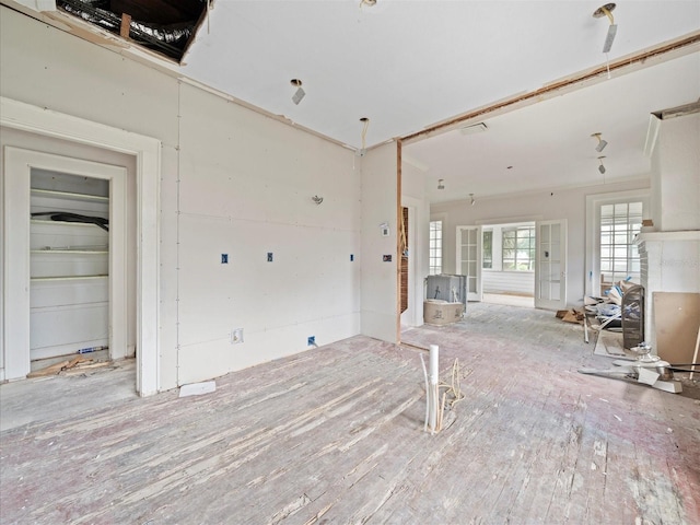 view of unfurnished living room