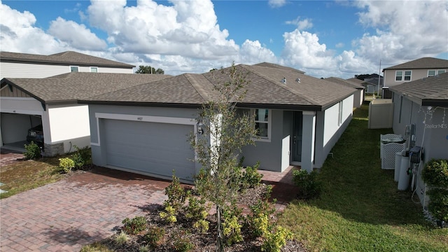 ranch-style house with a garage