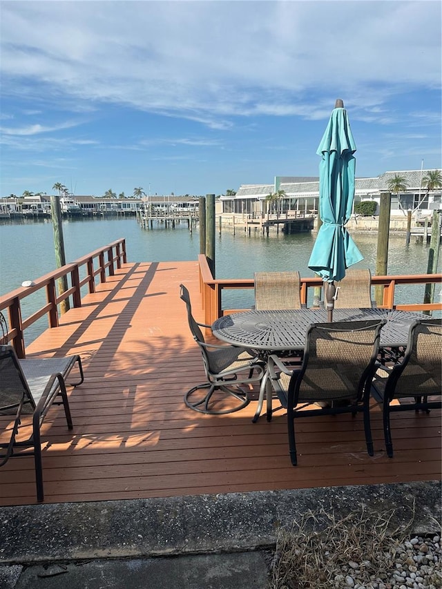 409 Boca Ciega Point Blvd S Unit 1008, Saint Petersburg, FL 33708 - dock area with a water view