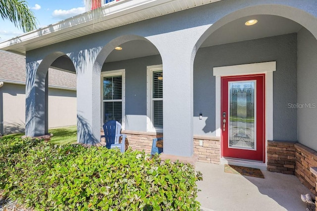 view of entrance to property