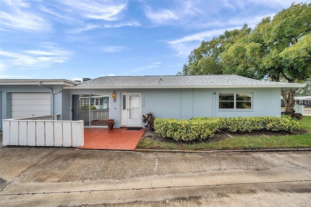 view of ranch-style home