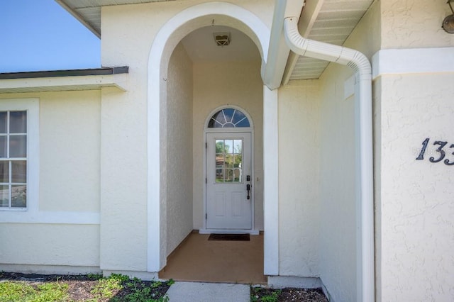 view of property entrance