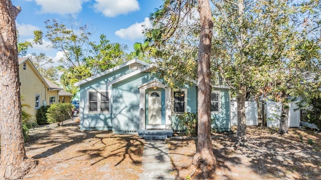 view of front of home