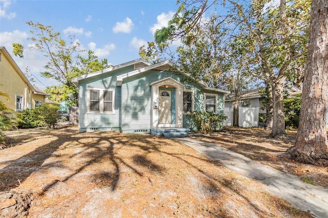 view of front of property