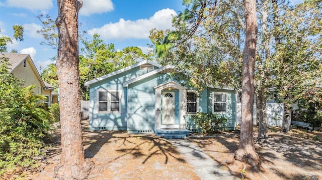 view of front of home