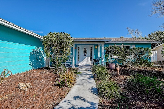 view of ranch-style home