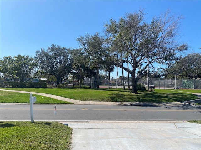 view of street with sidewalks