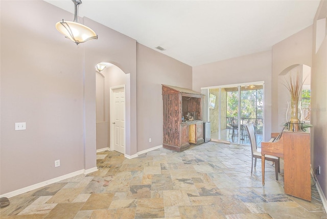 view of unfurnished living room