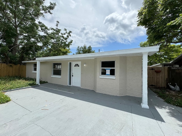 view of ranch-style home