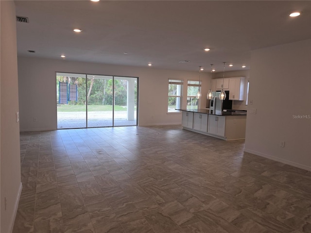 view of unfurnished living room