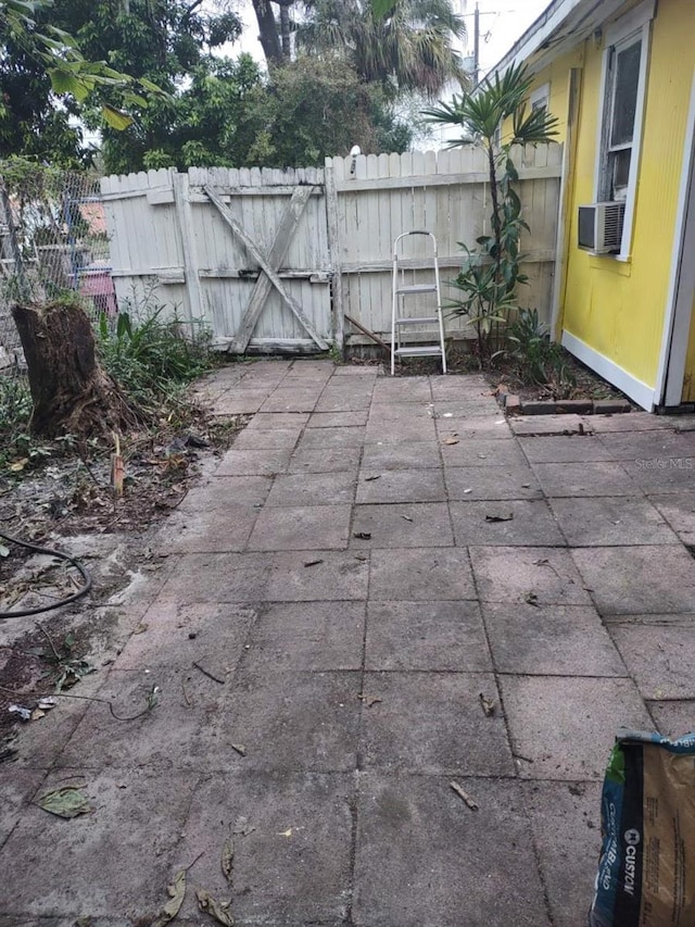 view of patio / terrace featuring cooling unit