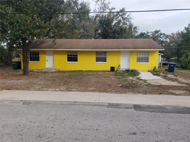 view of ranch-style house